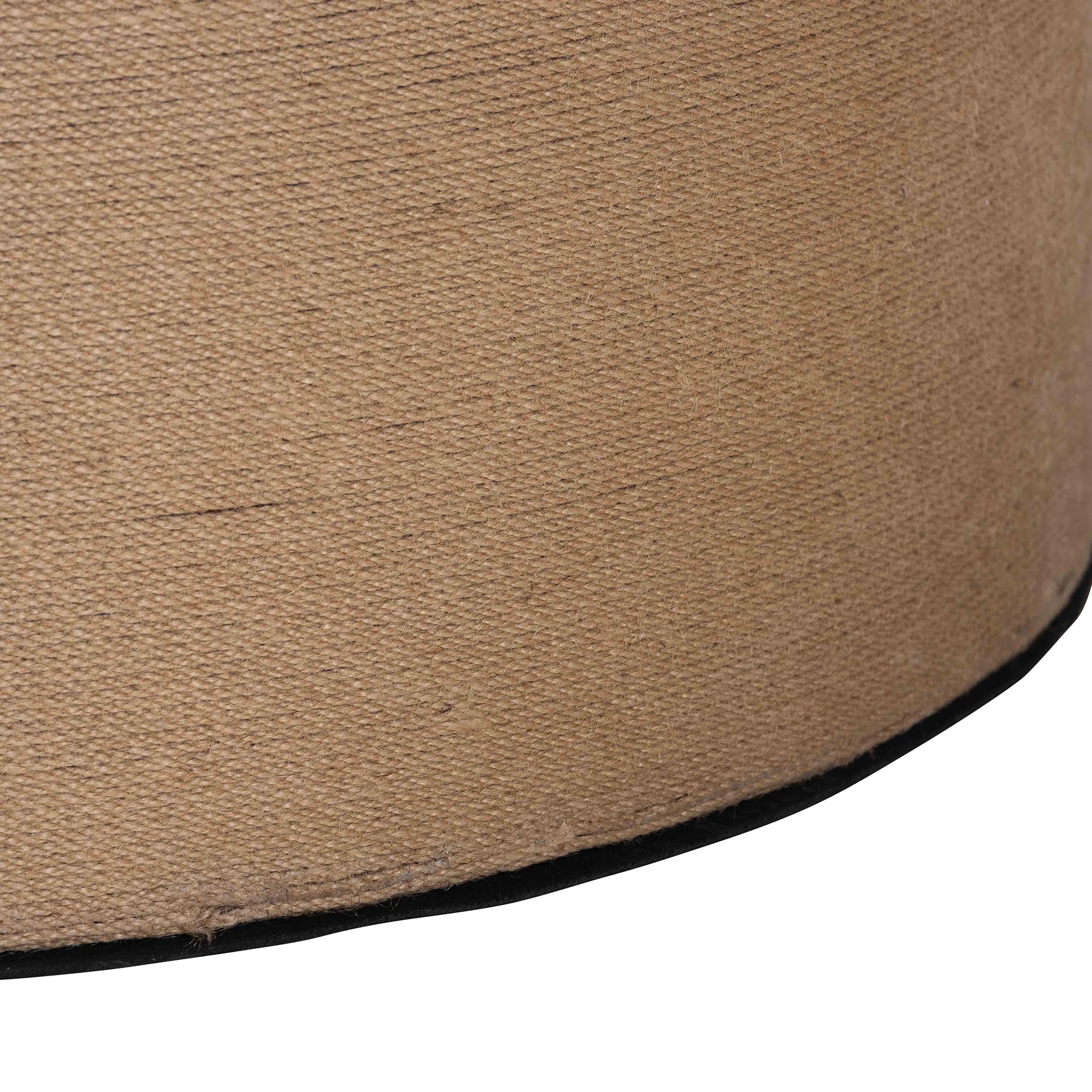 bali & pari Lapis Handwoven Jute Coffee Table - Boho Round Centerpiece with Natural Fiber Texture, Handcrafted Coastal Design for Living Room or Lounge Spaces