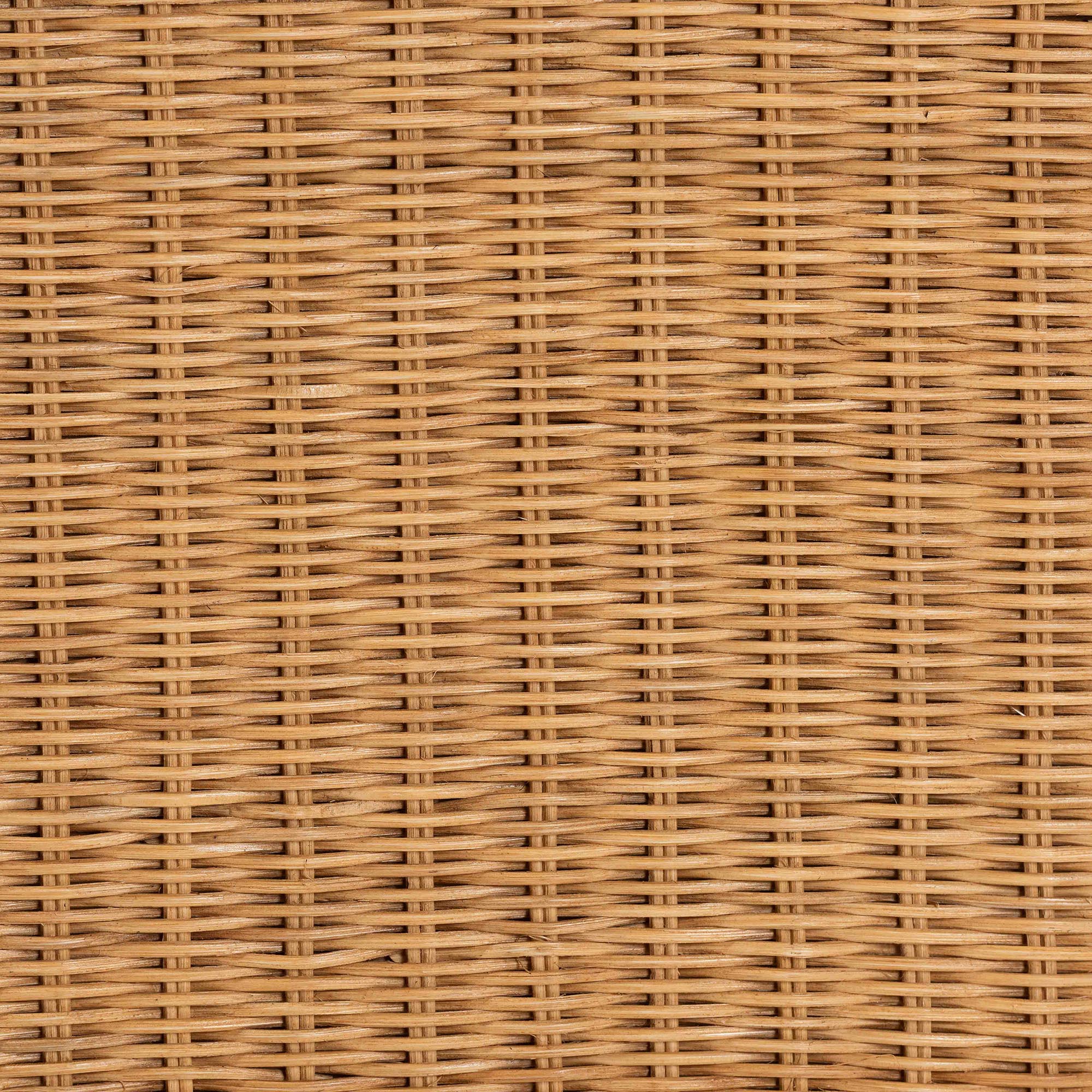 bali & pari Dolby Natural Rattan Coffee Table - Handwoven Wicker Accent Table with Lower Shelf, Coastal Boho Style Living Room Centerpiece
