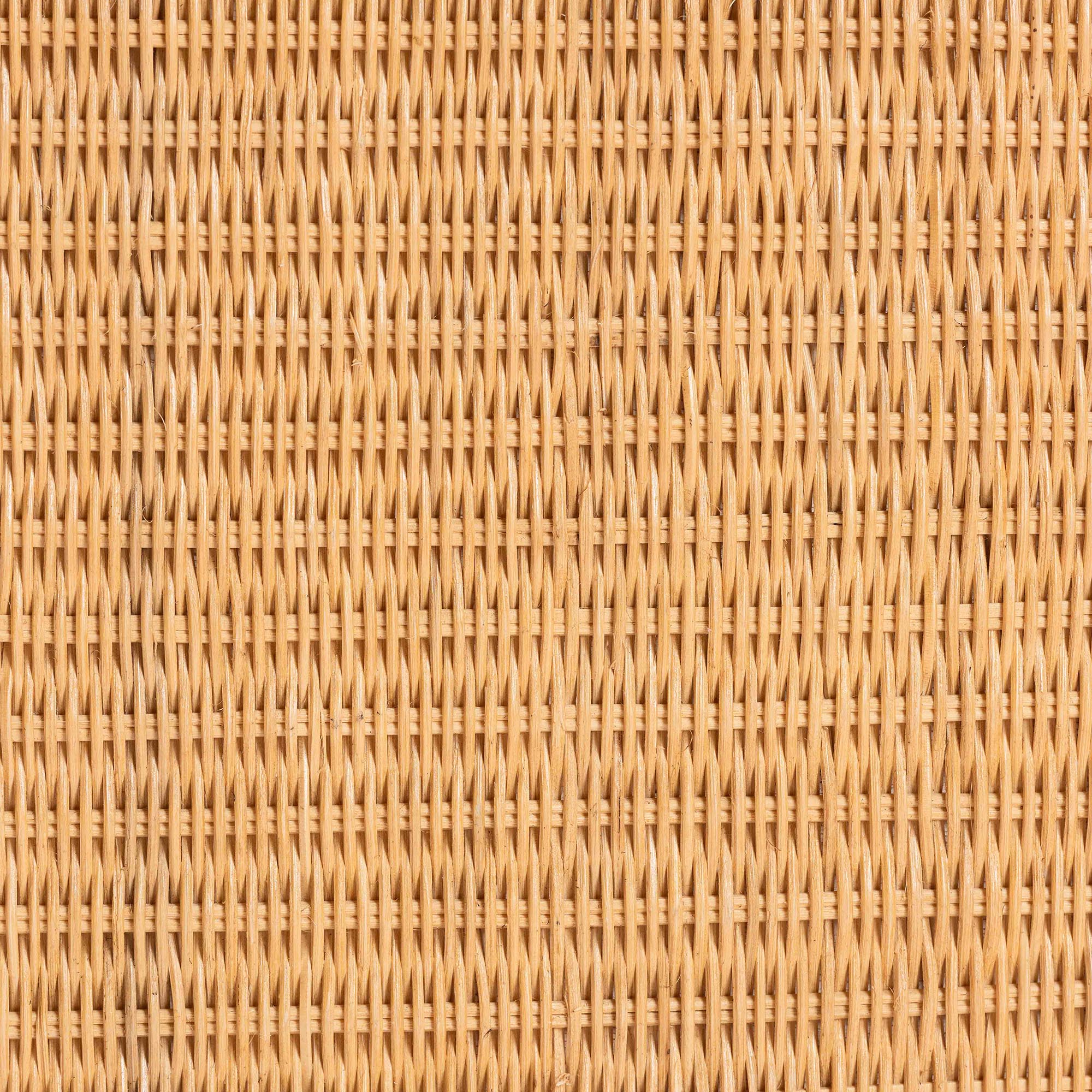 bali & pari Palm Waterfall Natural Rattan Coffee Table - Handwoven Wicker Centerpiece with Curved Silhouette for Boho, Coastal, or Tropical Living Room and Lounge Area