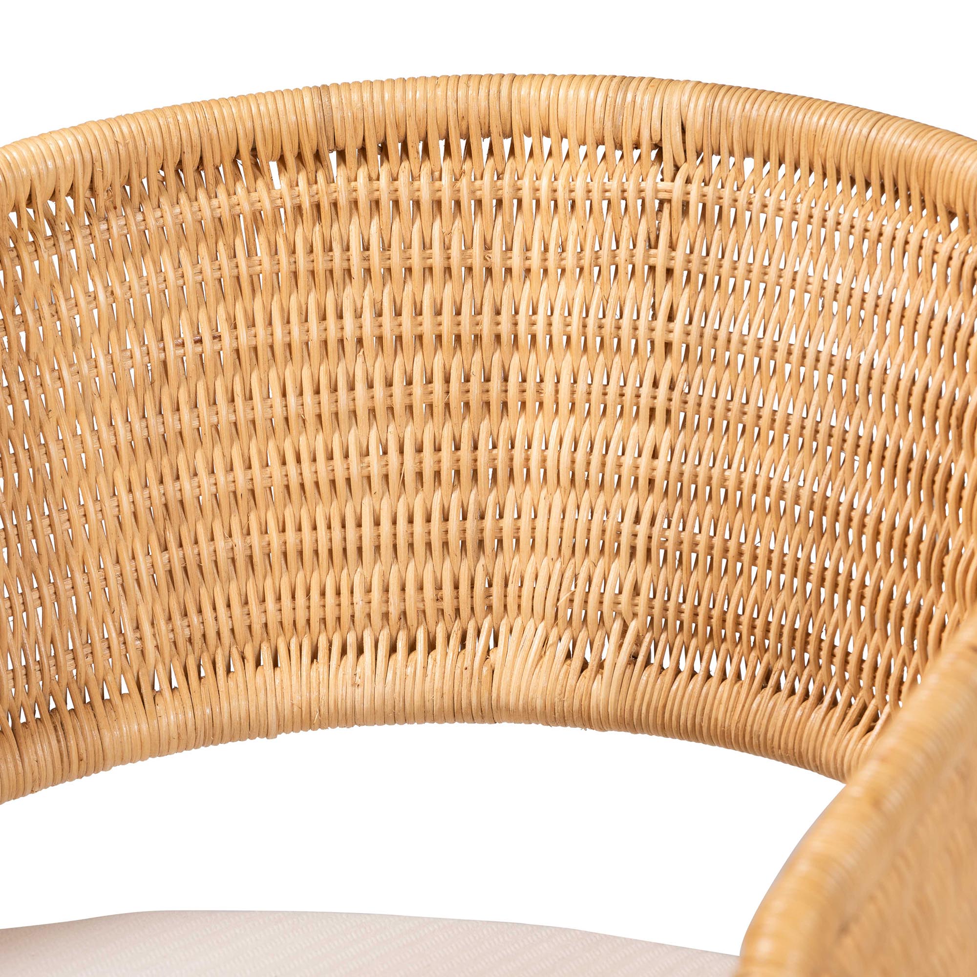 bali & pari Akiko Bohemian Light Honey Rattan 5-Piece Dining Set