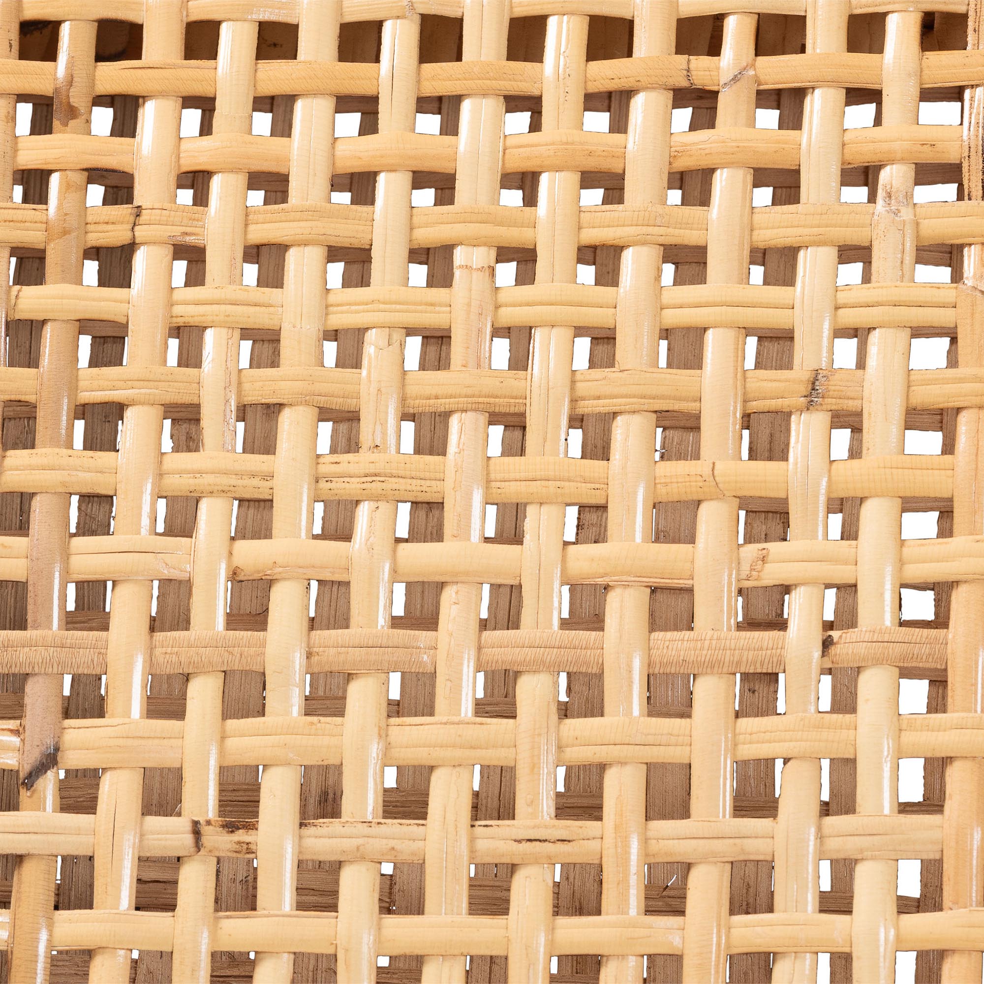 bali & pari Chatura Natural Rattan and Mahogany Wood 2-Piece Dining Side Chair Set - Handwoven Wicker Dining Chair with Angled Back, Coastal Boho Seating for Dining or Kitchen