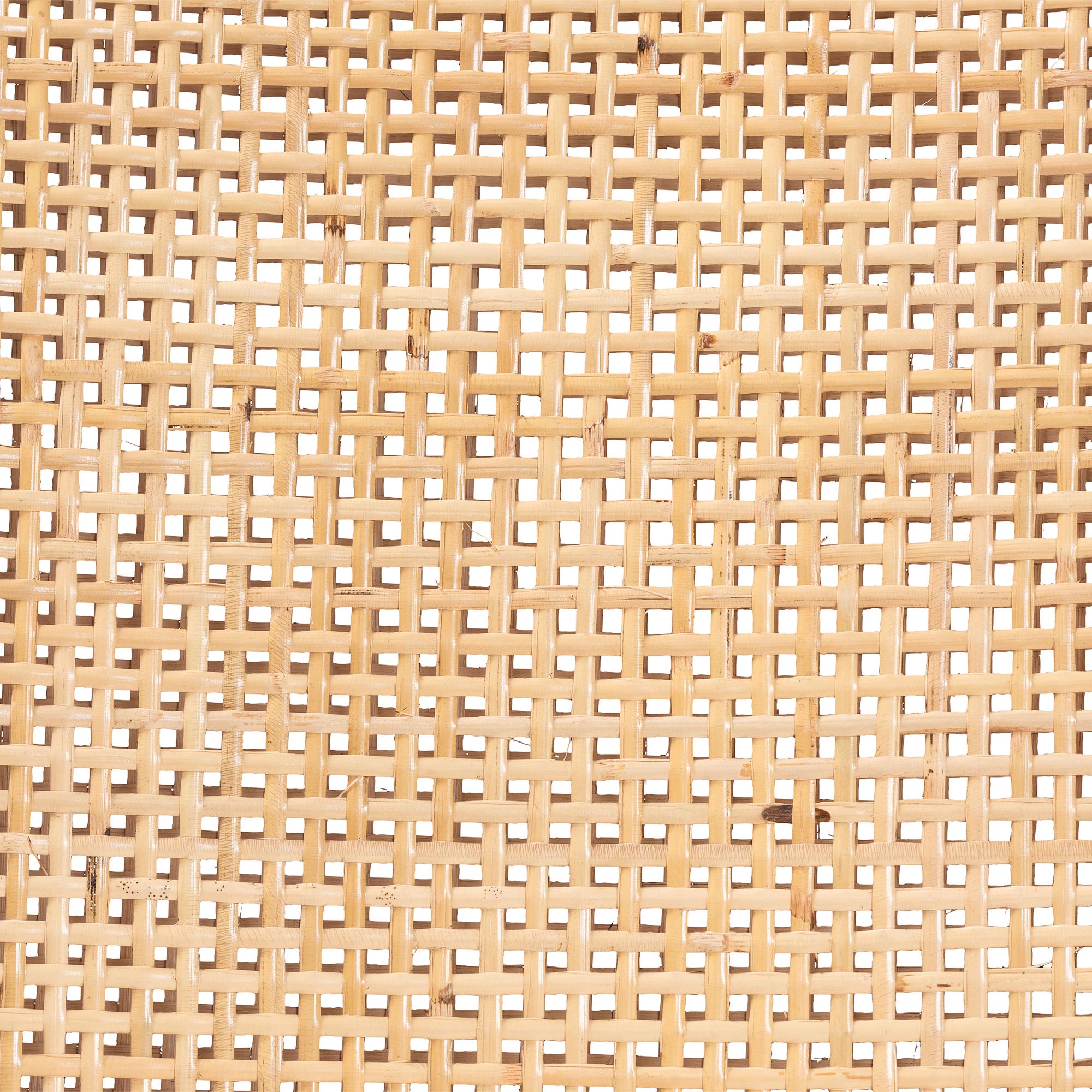 bali & pari Alexis Natural Rattan Dining Chair - Handcrafted Wingback Accent Chair with Woven Back and Removable Seat Cushion, Coastal Boho Seating for Kitchen or Dining Room
