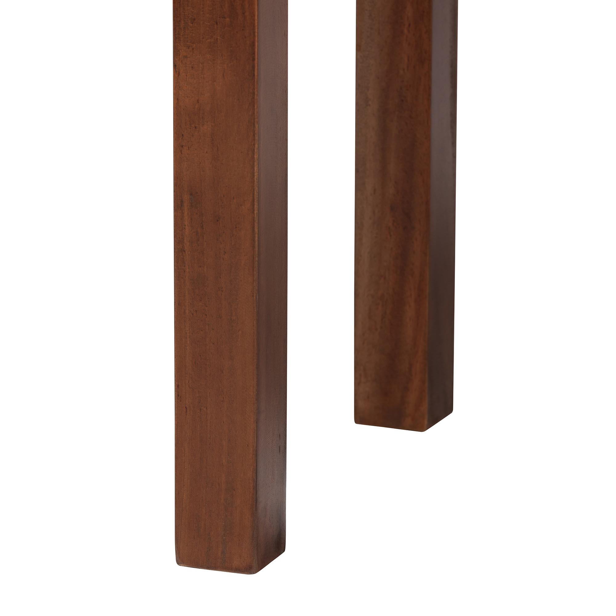bali & pari Alannis Mahogany Wood Console Table - Accent Table with Carved Floral Apron for Entryway, Living Room, or Hallway