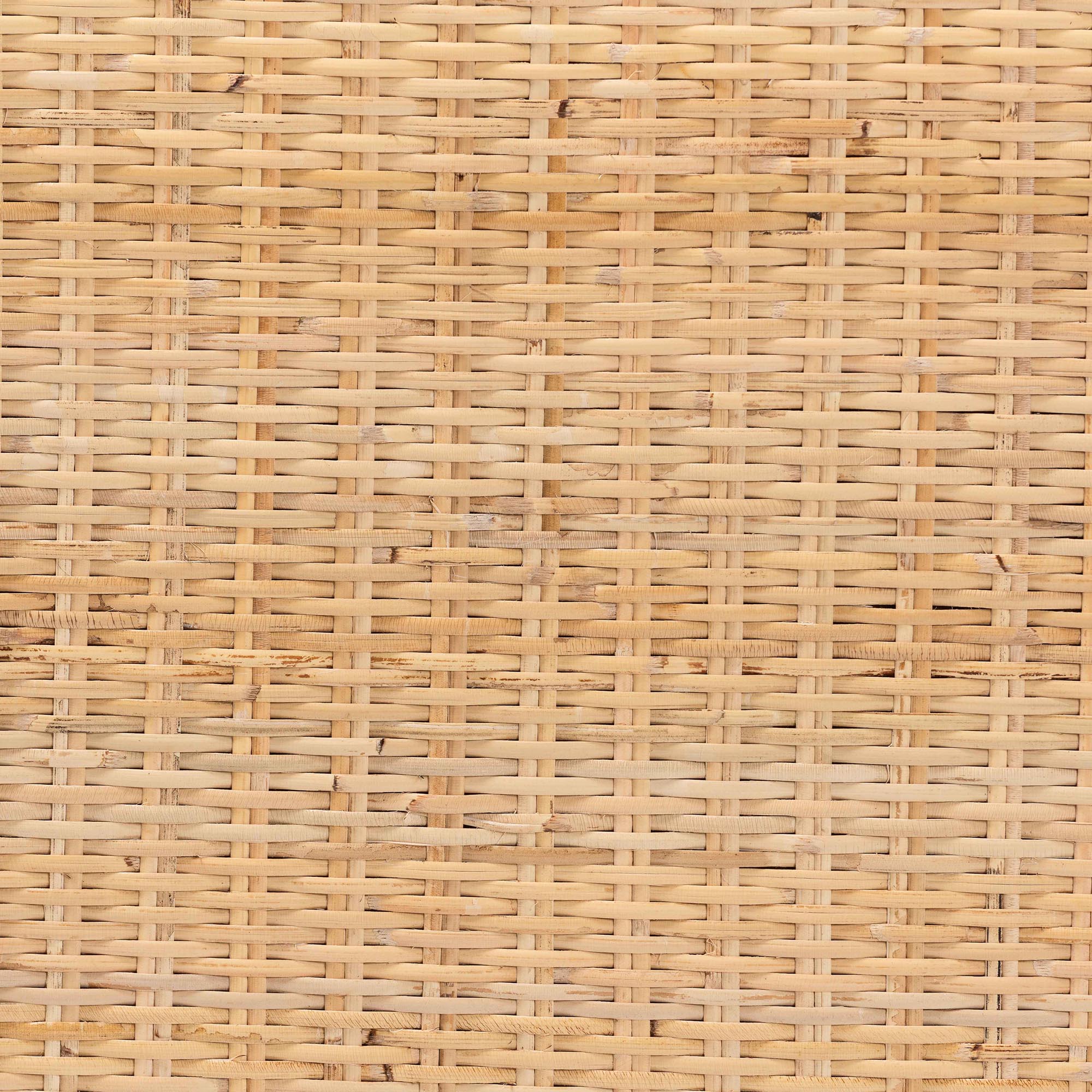 bali & pari Mortis Natural Rattan Open-Shelf Storage Cabinet - 4-Tier Display Shelf with Double Door Base, Coastal Boho Wicker Bookcase or Hutch for Living, Dining Room or Office Organization