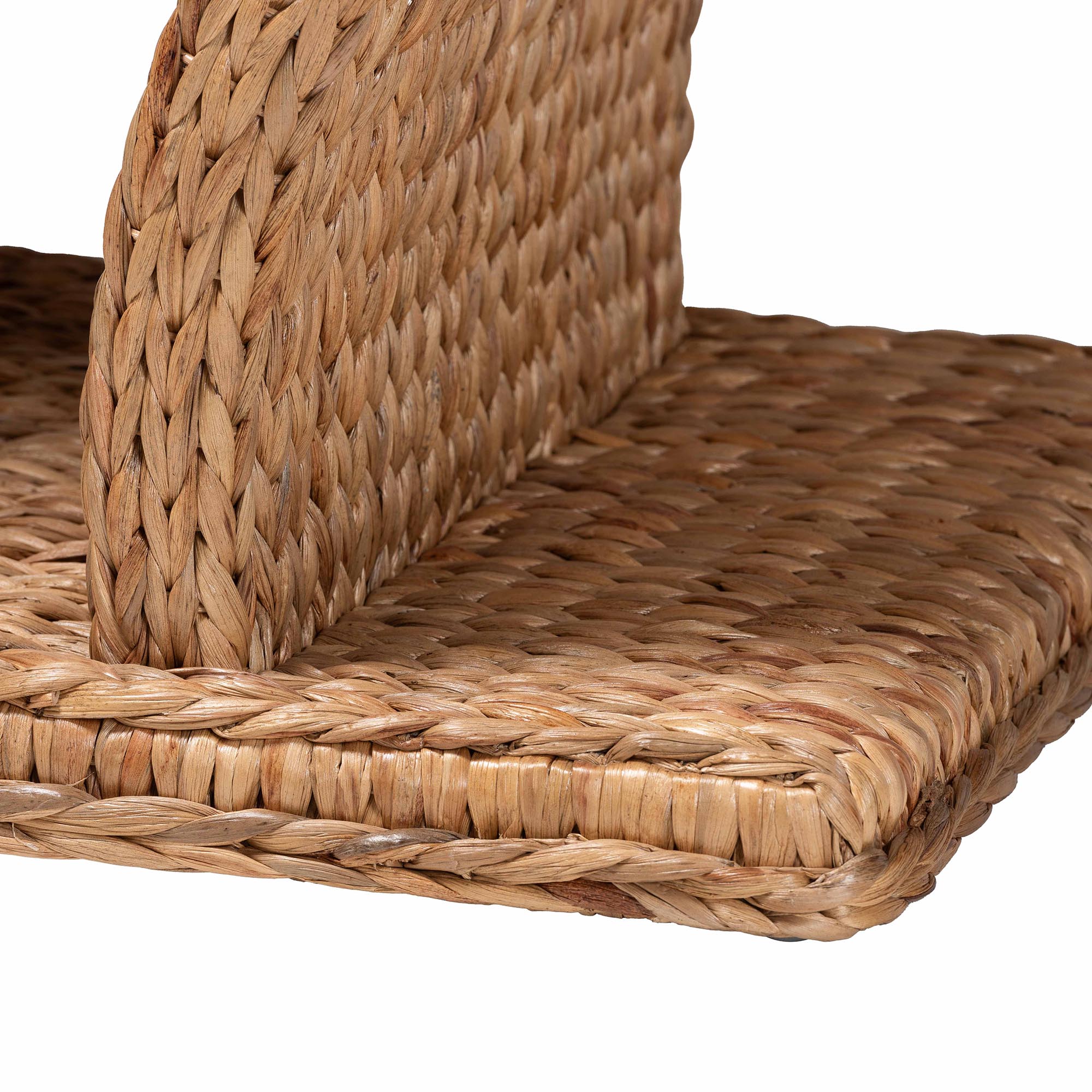 bali & pari Alyssa Seagrass Console Table - Handwoven Display Table with Sculptural Frame for Entryway, Hallway, or Living Room