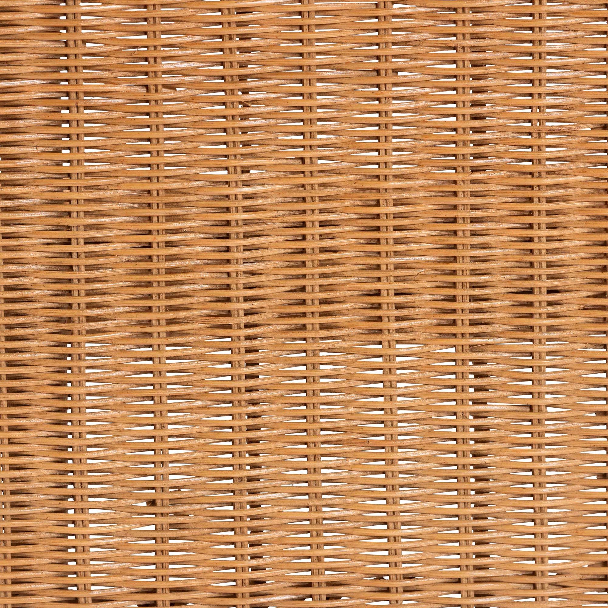 bali & pari Ayala Natural Rattan Accent Bench - Handwoven Wicker Accent Seating with Decorative Apron and Integrated Handles for Living Room, Bedroom, Or Entryway