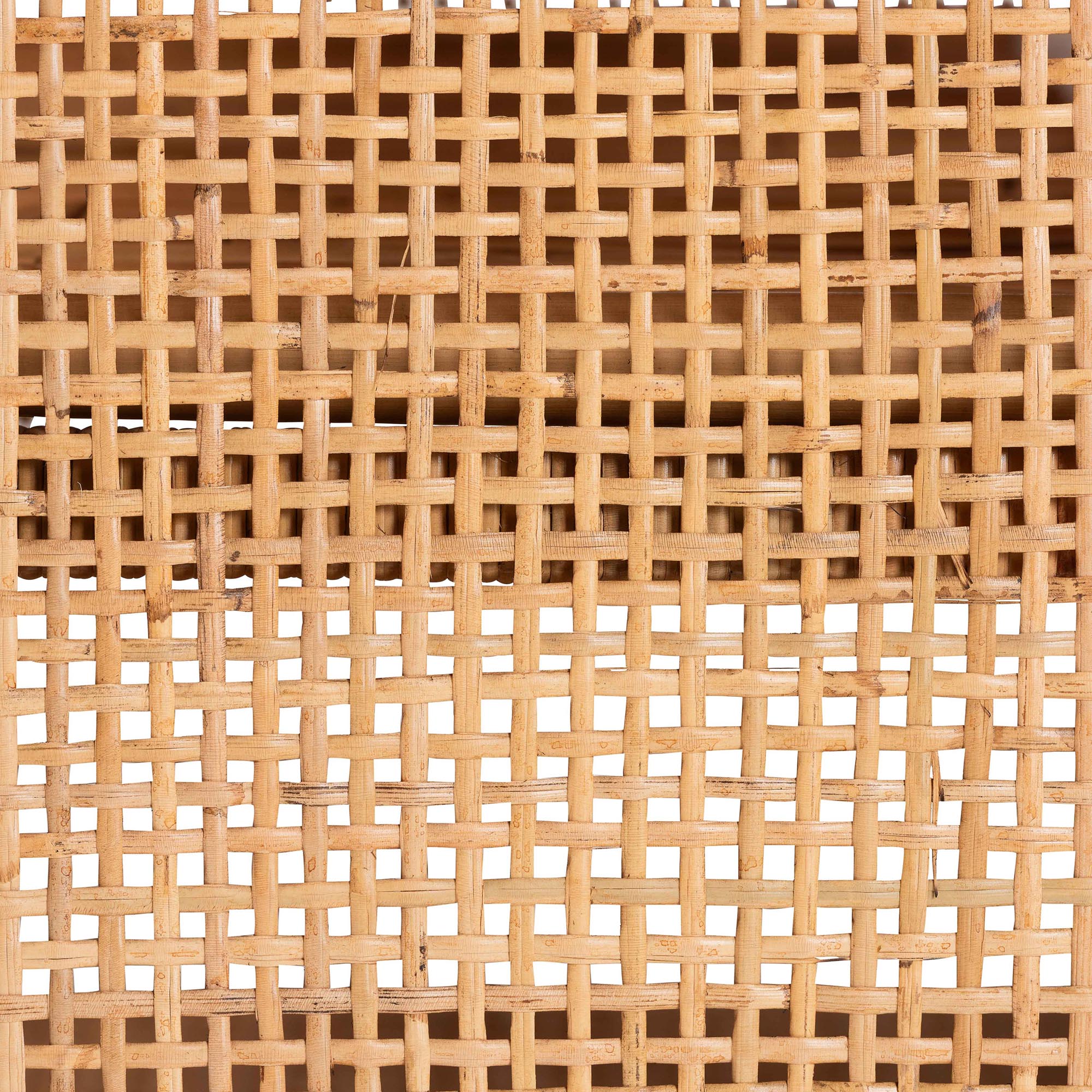 bali & pari Vivan Natural Rattan Storage Cabinet - 2-Tier Handwoven Wicker Accent Cabinet with Double Doors and Elevated Base, Natural Brown