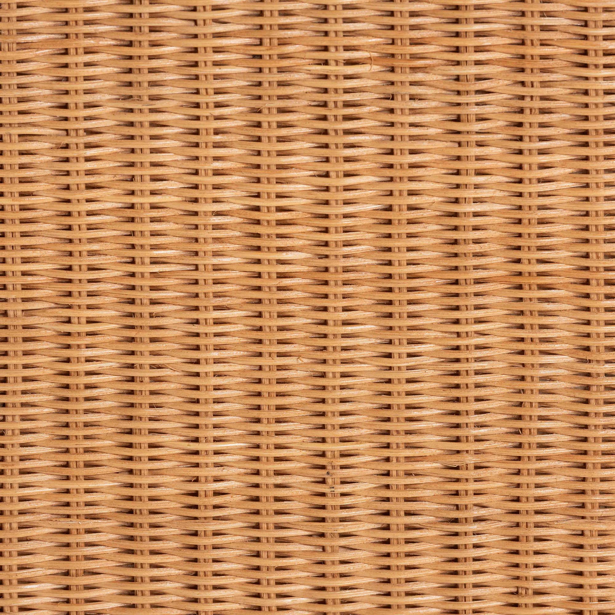 bali & pari Pembroke Penguin End Table - Handwoven Rattan Sculptural Accent Side Table with Platform Base