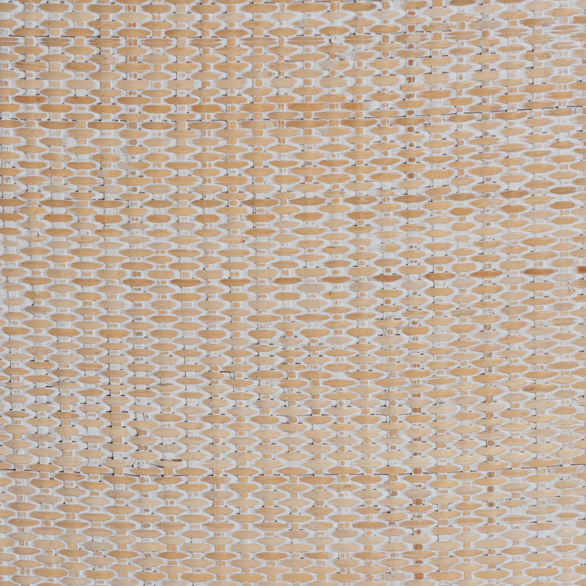 bali & pari Ashford Whitewash Rattan Dining Chair - Mahogany Wood Frame with Handwoven Wicker Backrest and Braided Rope Inserts for Coastal Dining Room