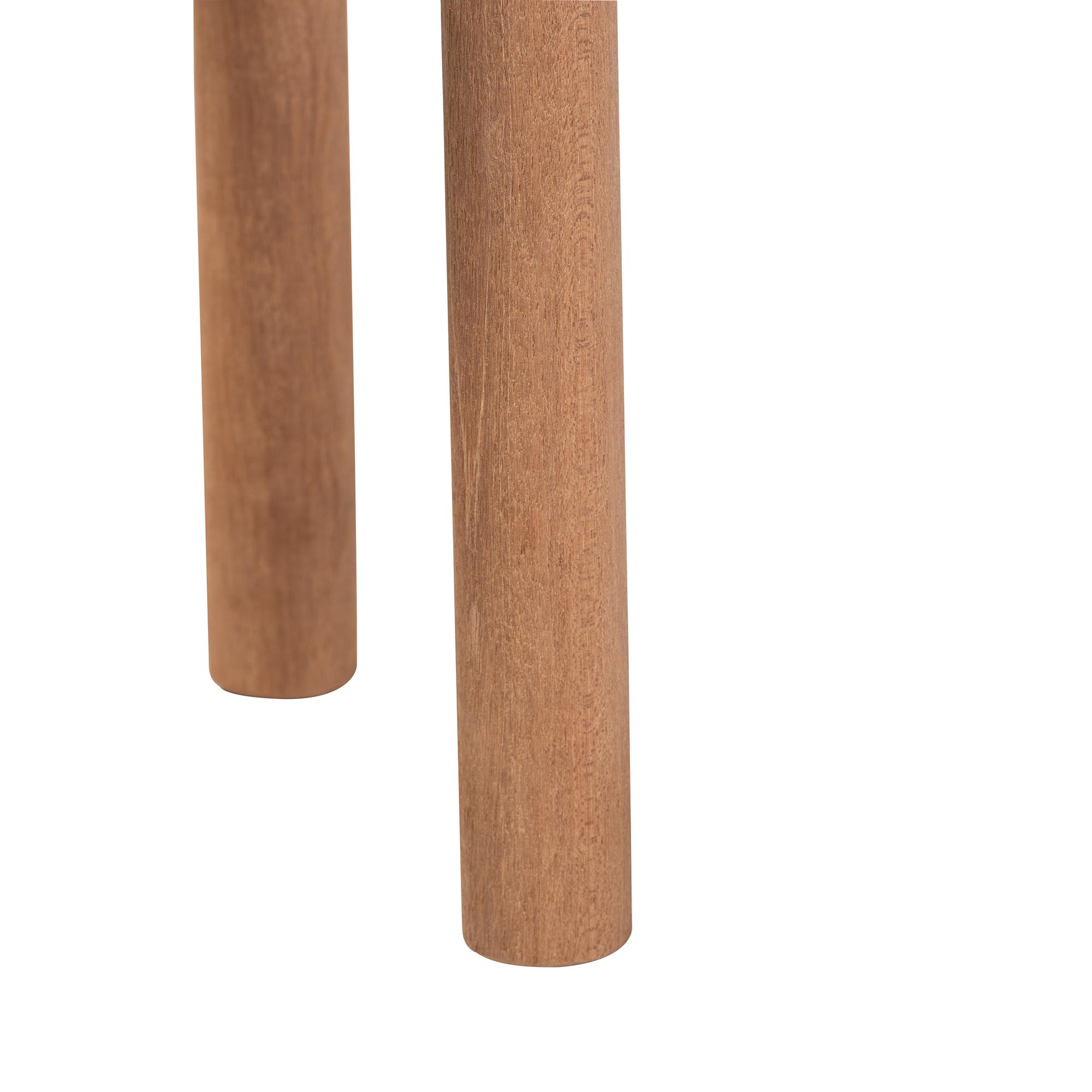 bali & pari Shadi Acacia Wood Multipurpose Accent Stool - Sculptural End Table with Tripod Base for Living Room, Bedroom or Dining Room