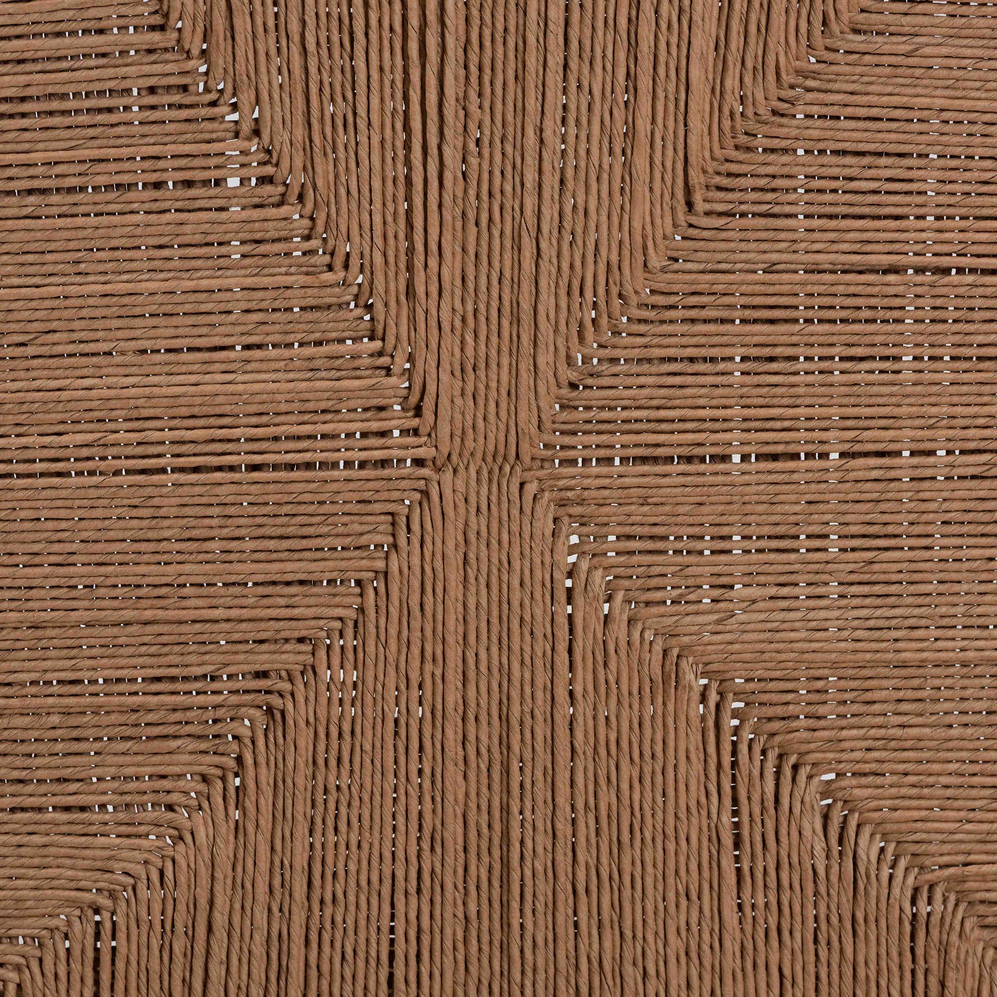bali & pari Alva Paper Loom Woven Counter Stool - Handwoven Accent Stool with Mahogany Wood Frame for Kitchen Island or Lounge