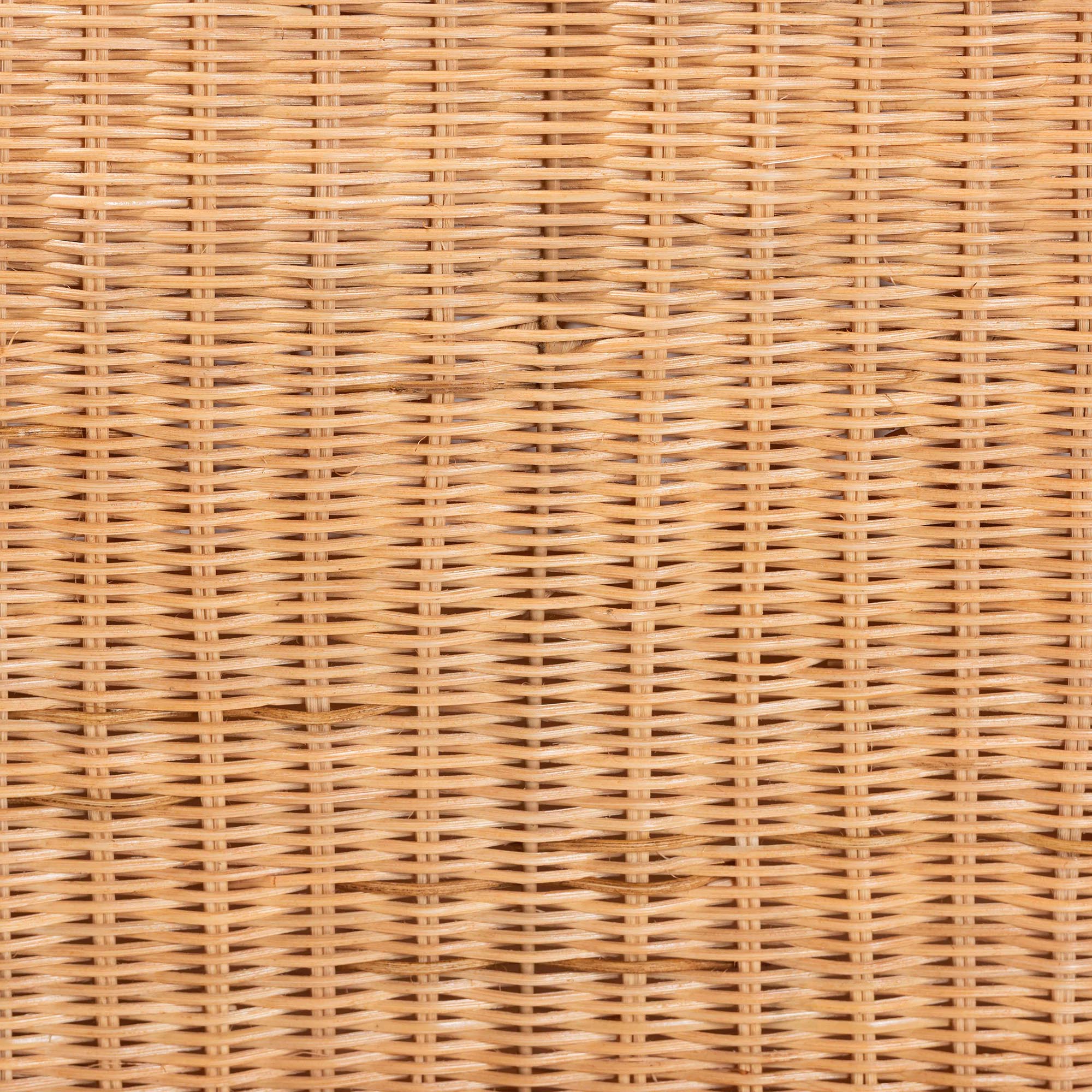 bali & pari Ada Natural Rattan Laundry Hamper - Handwoven Wicker Storage Basket for Laundry Room, Bathroom, or Bedroom Organization