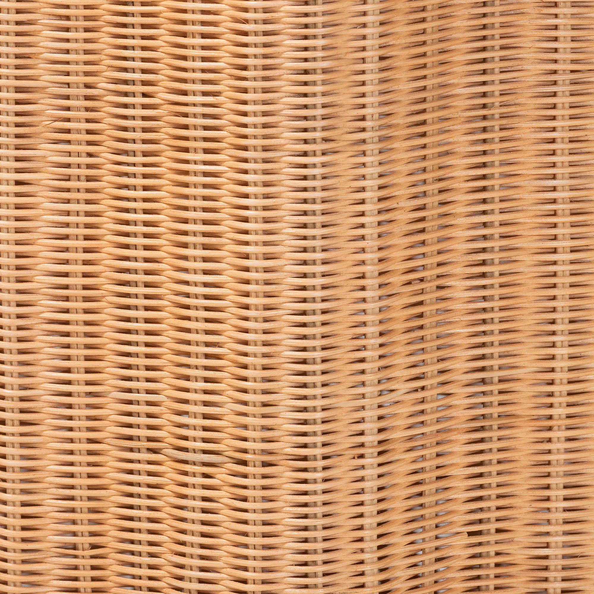 bali & pari Danilo Natural Rattan Laundry Hamper - Handwoven Wicker Storage Basket for Laundry Room, Bathroom, or Bedroom Organization