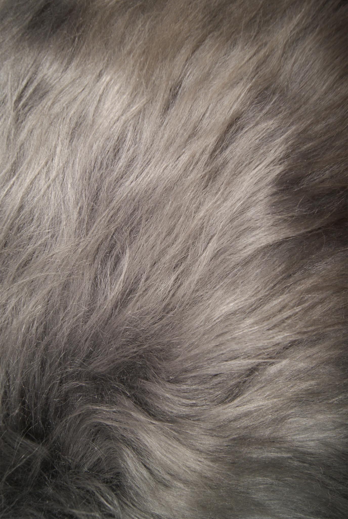 15" X 15" Gray Synthetic Solid Color Pad