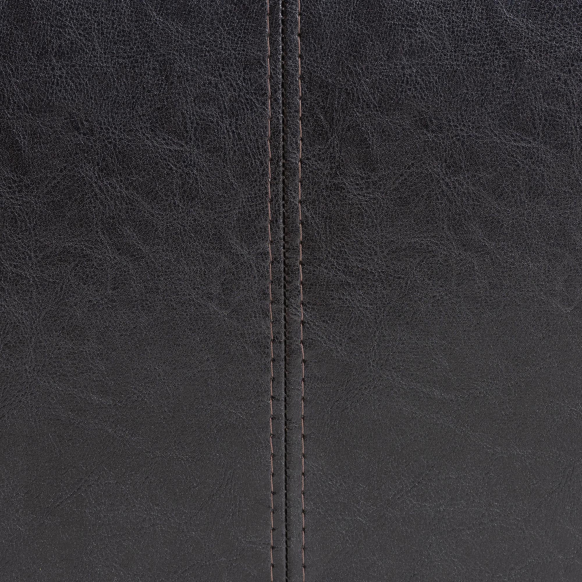 Baxton Studio Aric Bonded Leather Ottoman