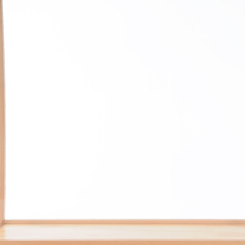13" Brown Wood Square Display Cabinet