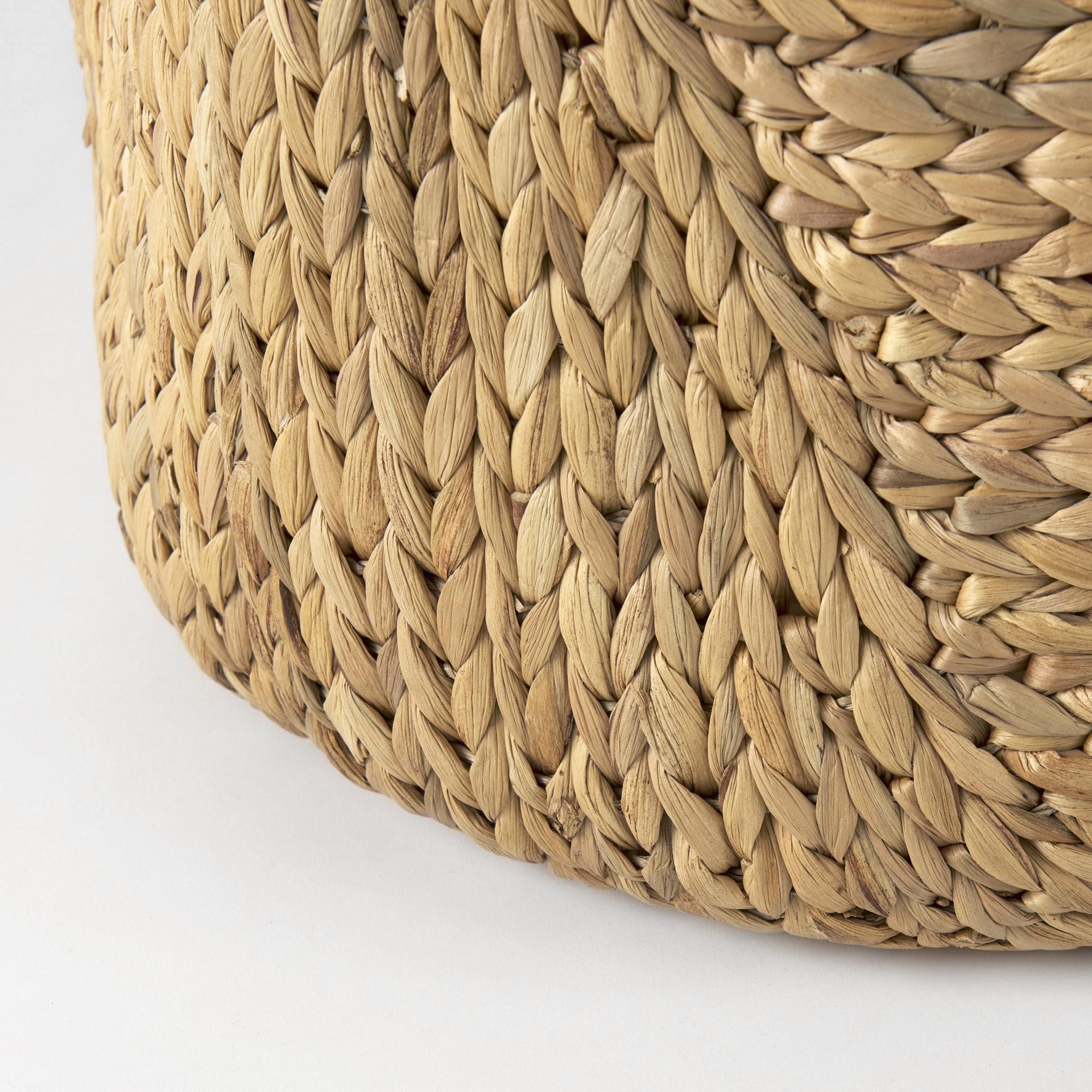 Set of Three Brown Wicker Basket