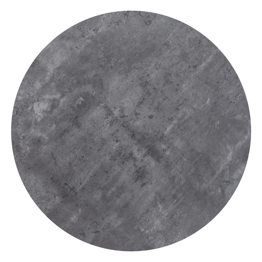32" Gray and Black Rounded Steel Bar Table