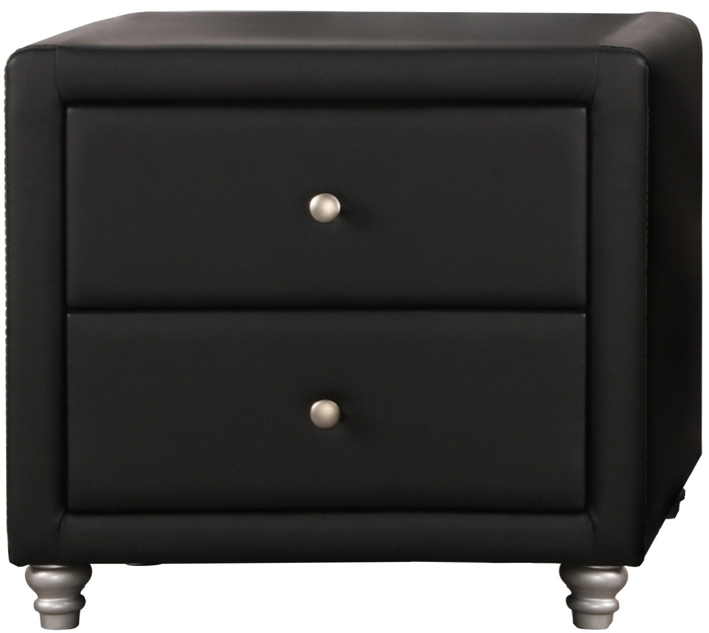 Black Wood And Linen King Bed Frame