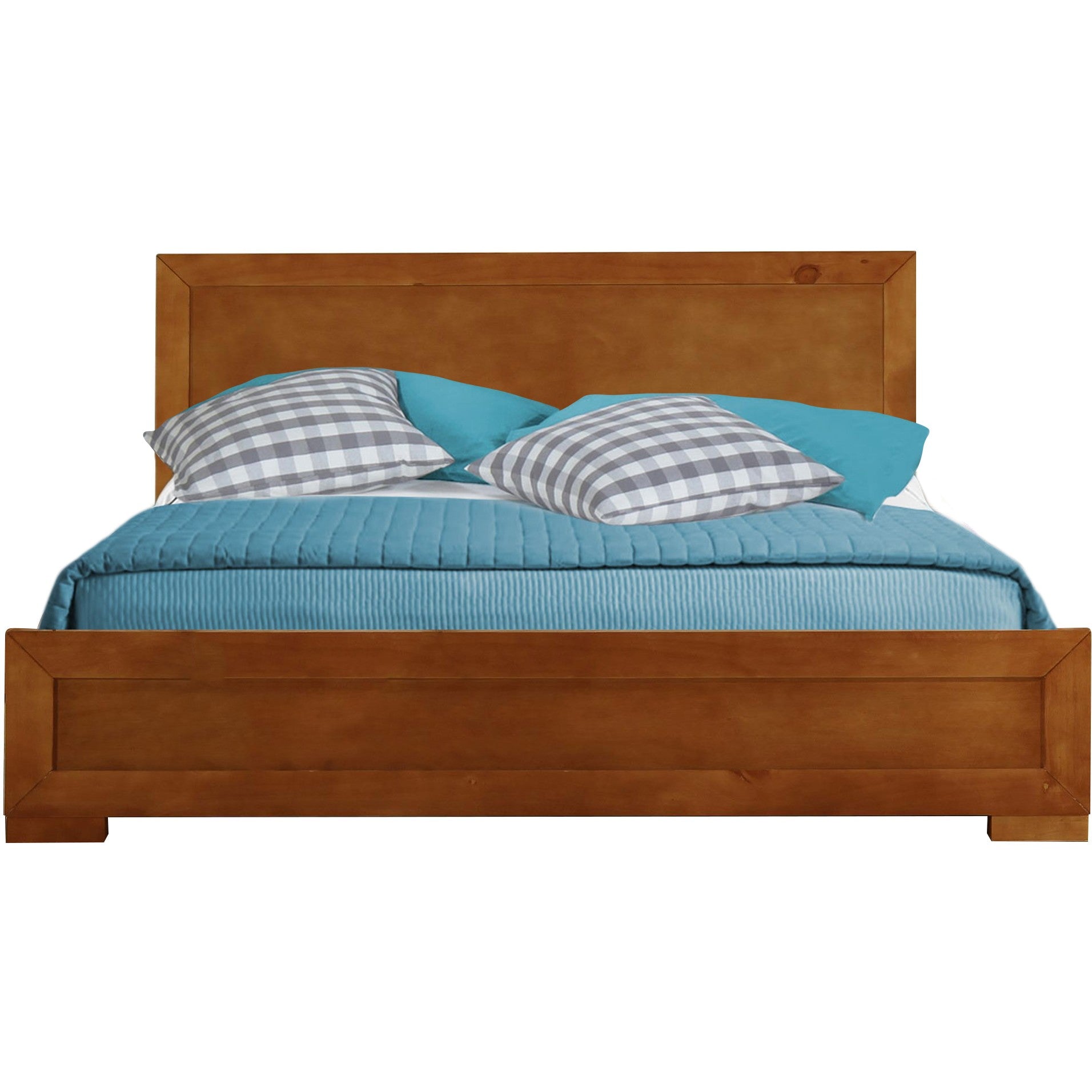 Brown Wood Twin Bed Frame