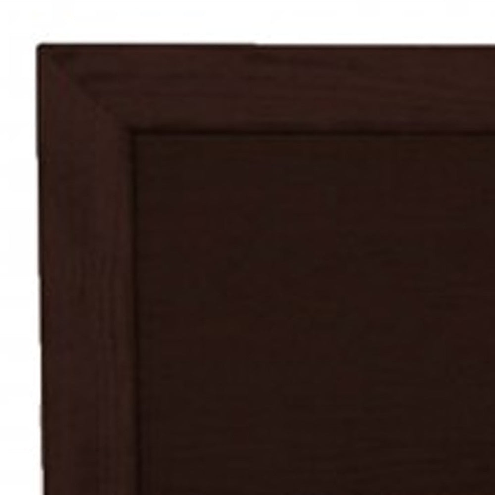 Espresso Wood Full Bed Frame