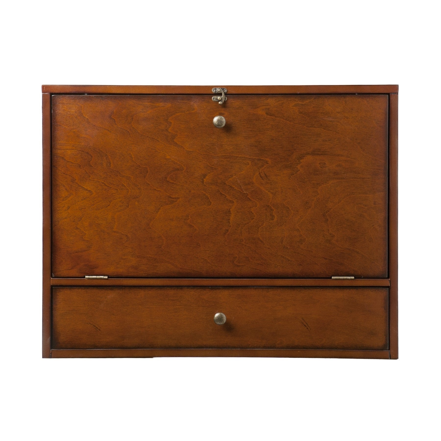 26" Brown Floating desk