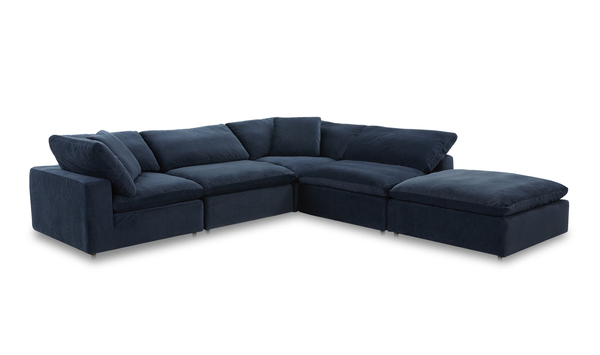 Clay Dream Modular Sectional Performance Fabric - Nocturnal Sky