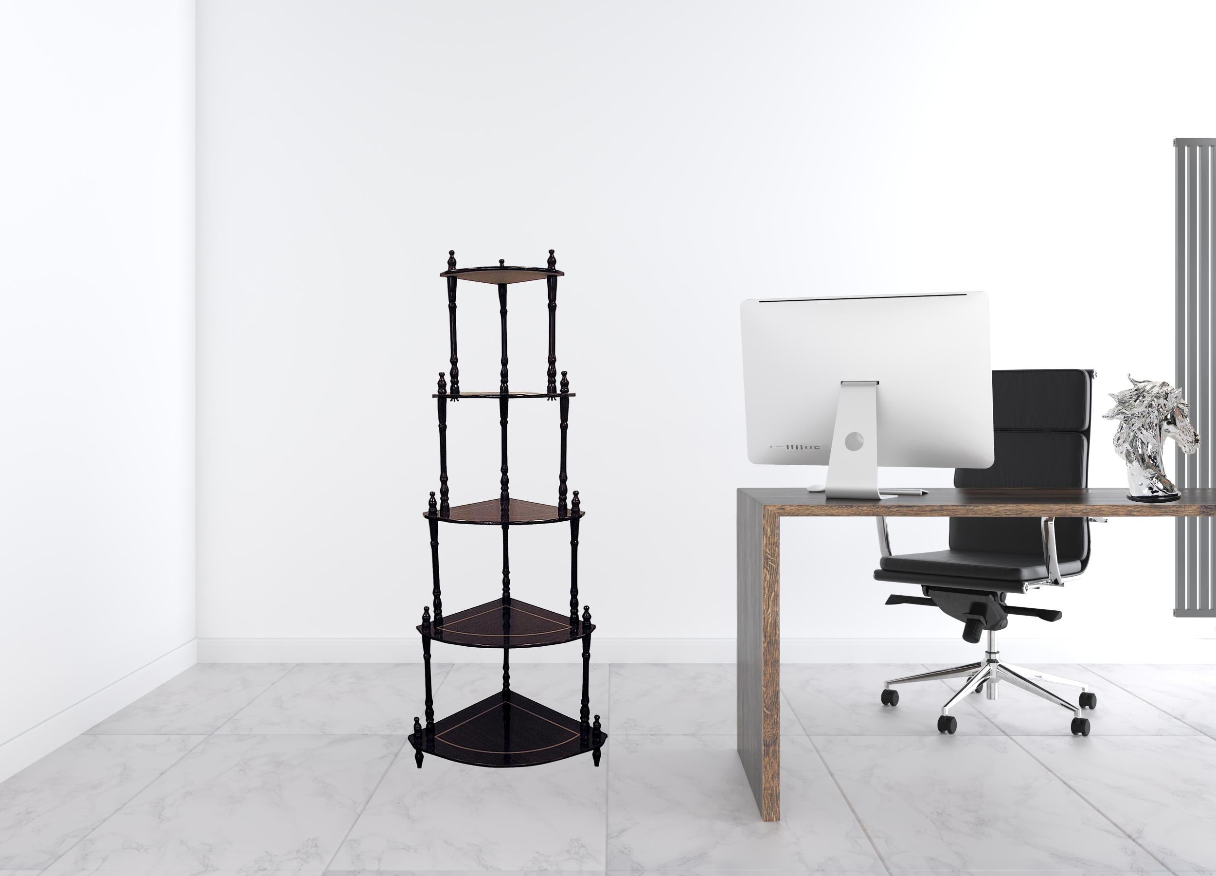 15" Five Shelves Wall-Mounted Shelving Unit
