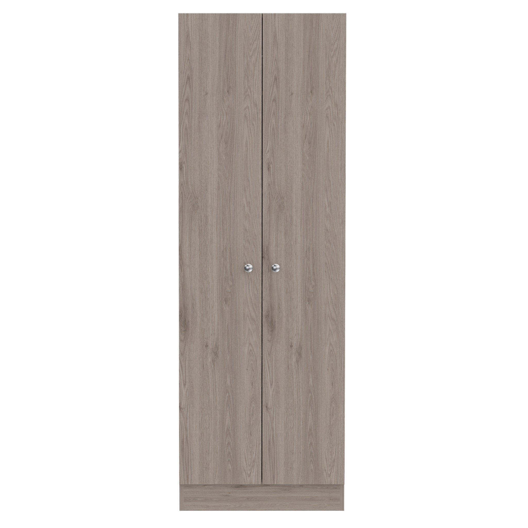 71" Light Gray Wood Pantry Or Storage Closet