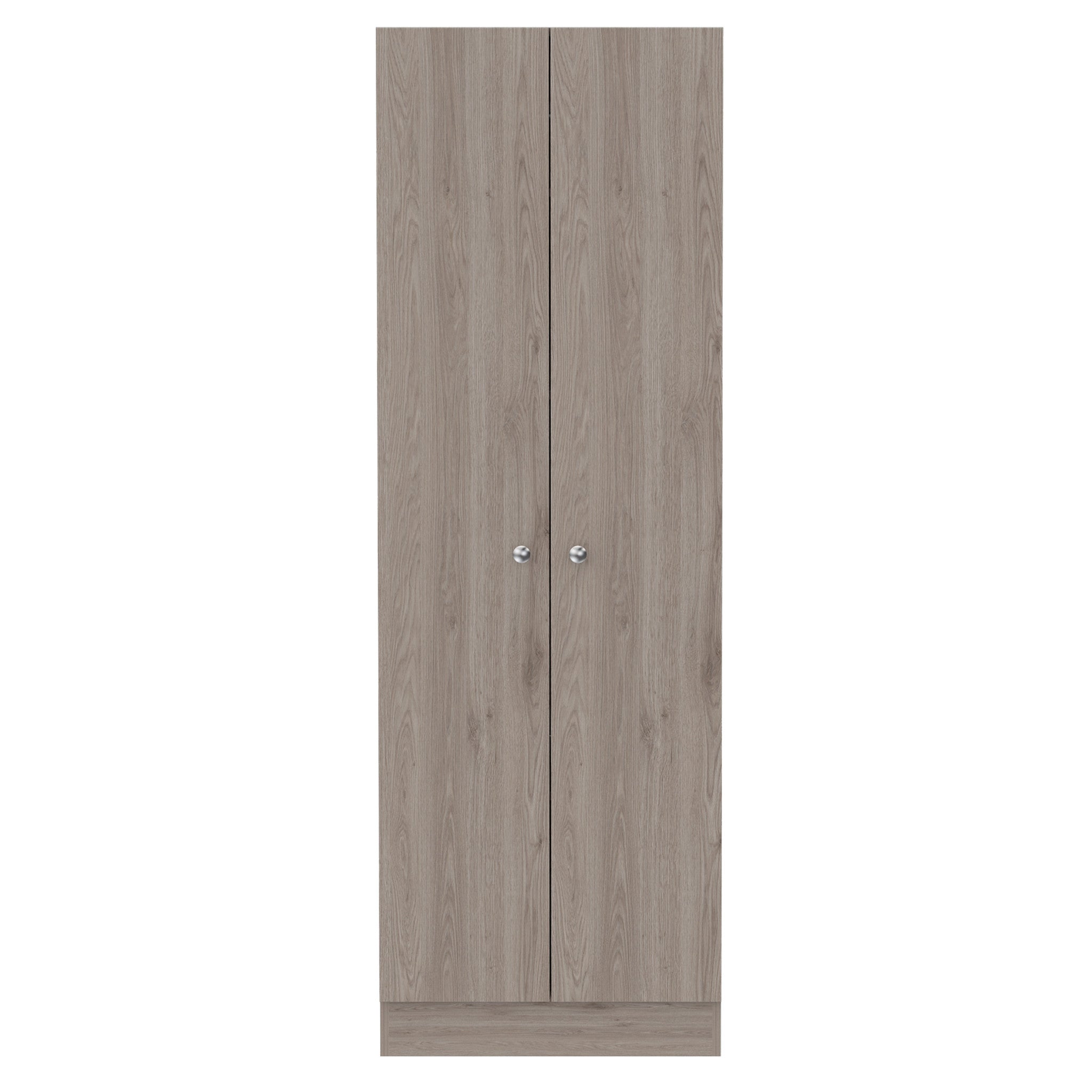 71" Light Gray Wood Pantry Or Storage Closet