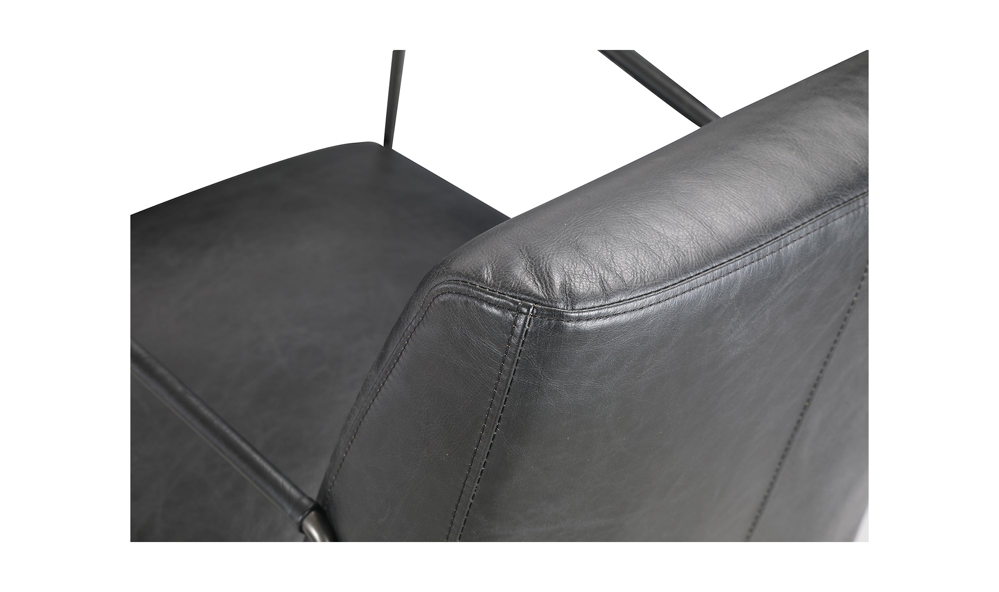 Dagwood Leather Armchair - Black