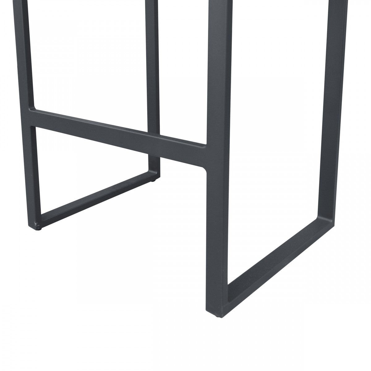 23" Gray And Black Metal Director Chair
