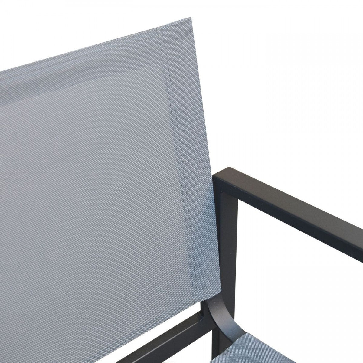 23" Gray And Black Metal Director Chair