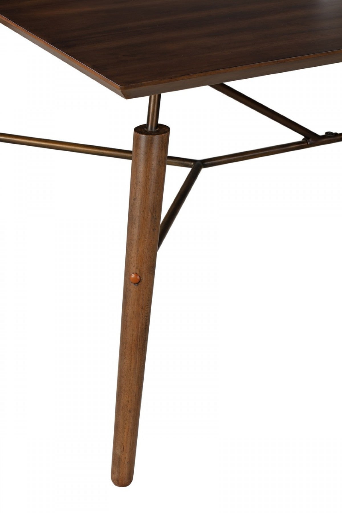 71" Brown Wood Dining Table
