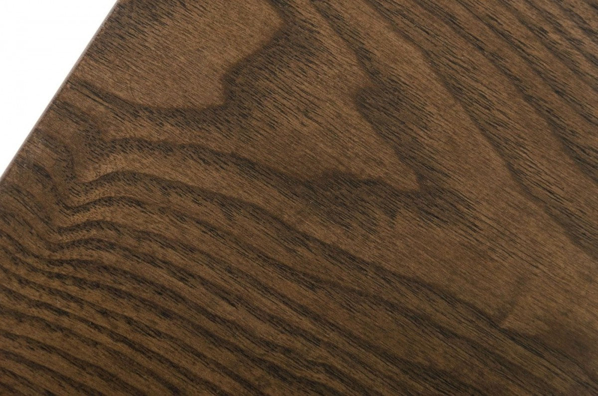79" Brown Solid Wood Double Pedestal Base Dining Table