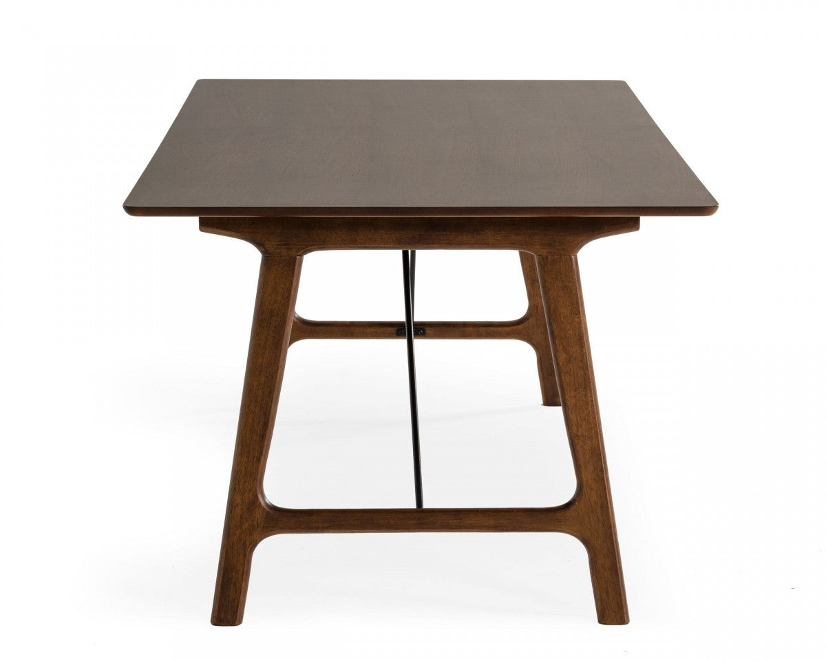 79" Brown Wood Dining Table