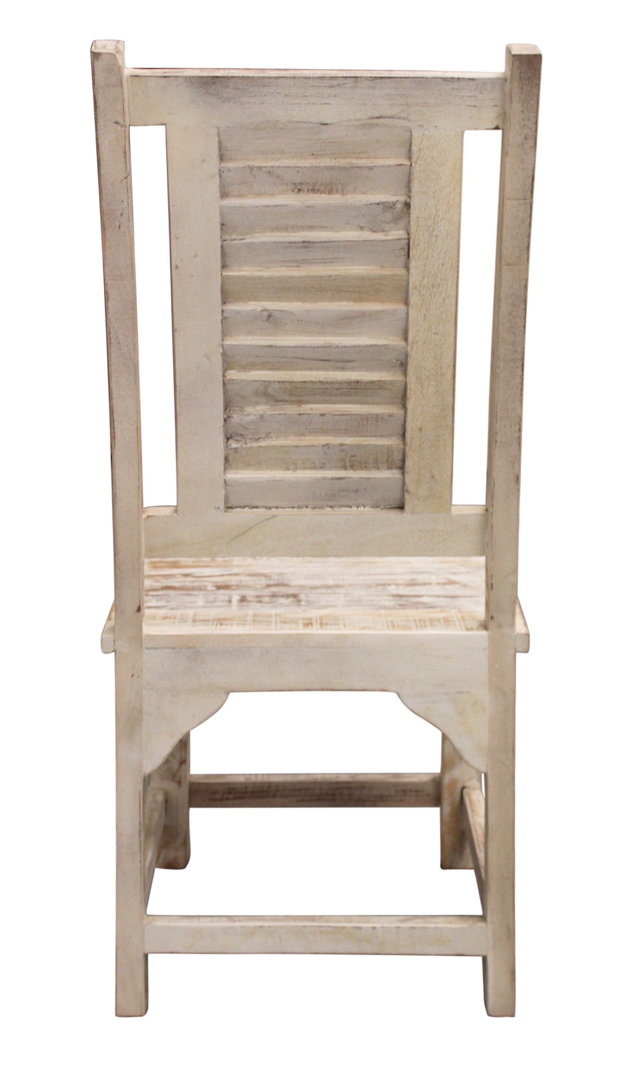 Set of Two Light Brown Wood Slat Back Dining Side Chairs