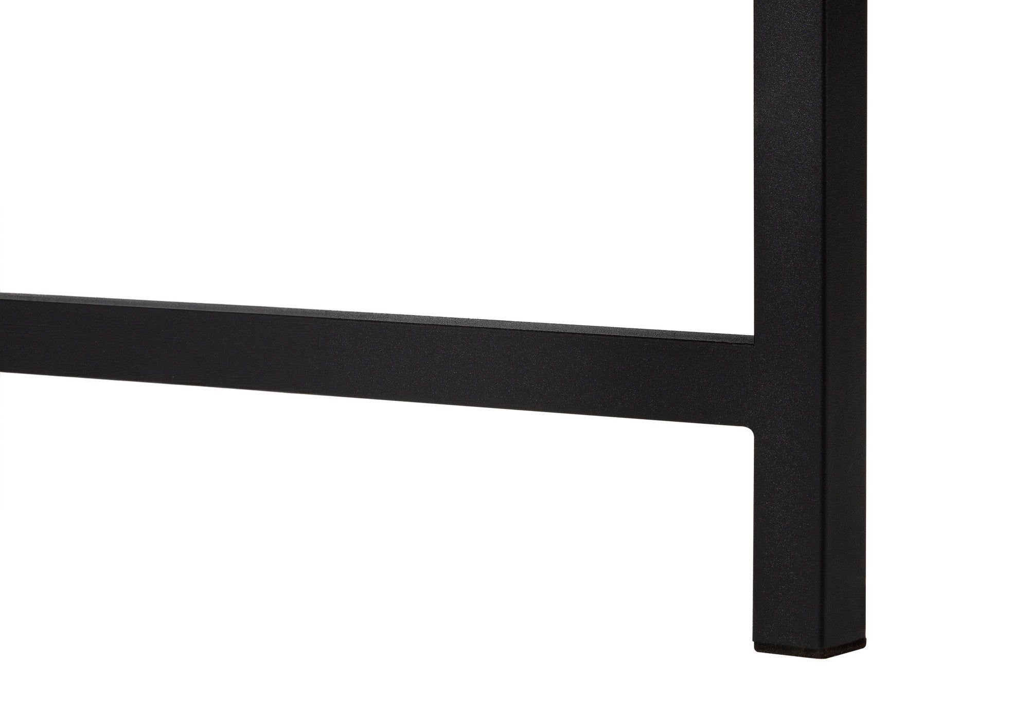 58" Brown and Black Wood and Metal Corner Computer Desk
