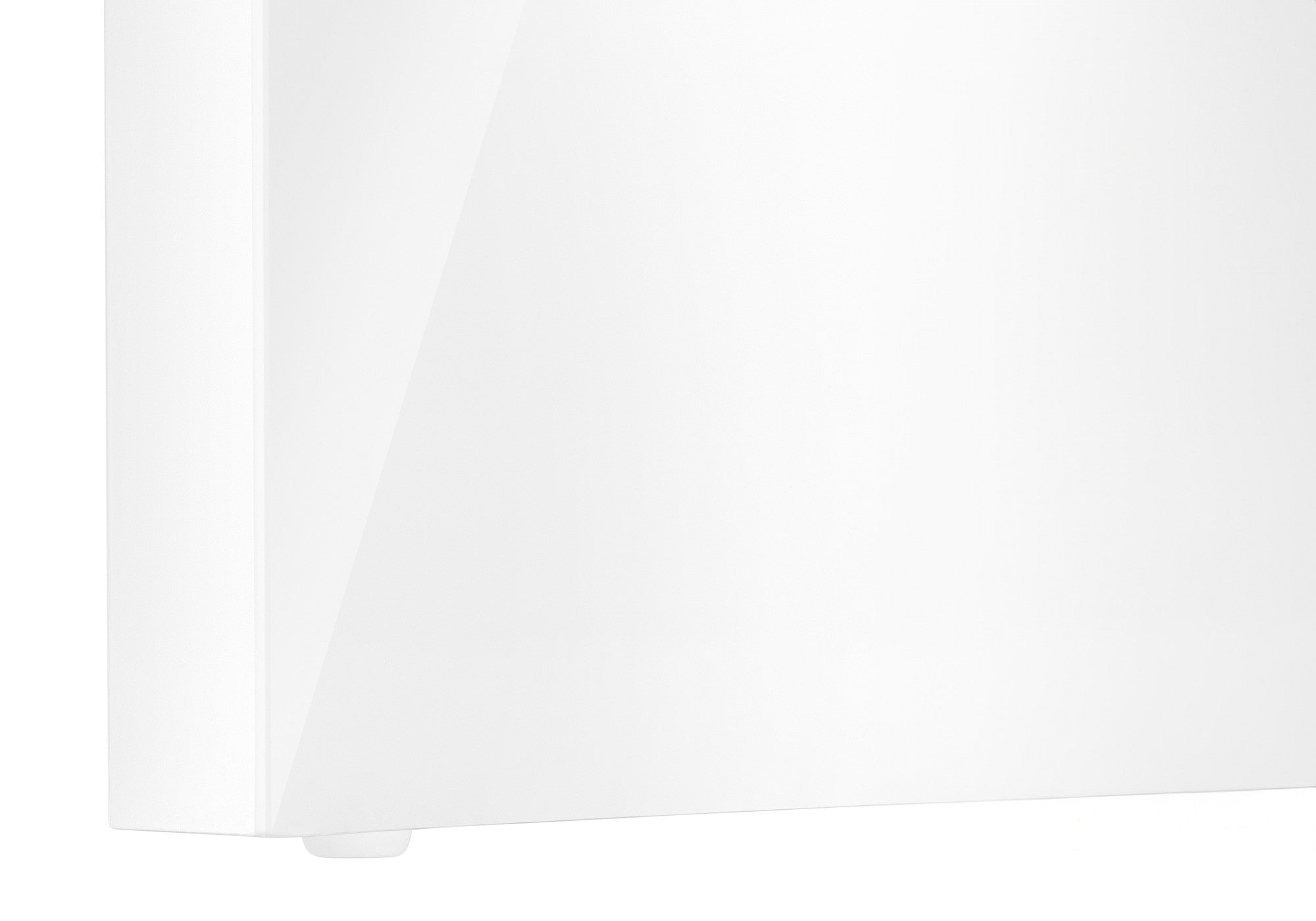 60" White Computer Desk With Two Drawers