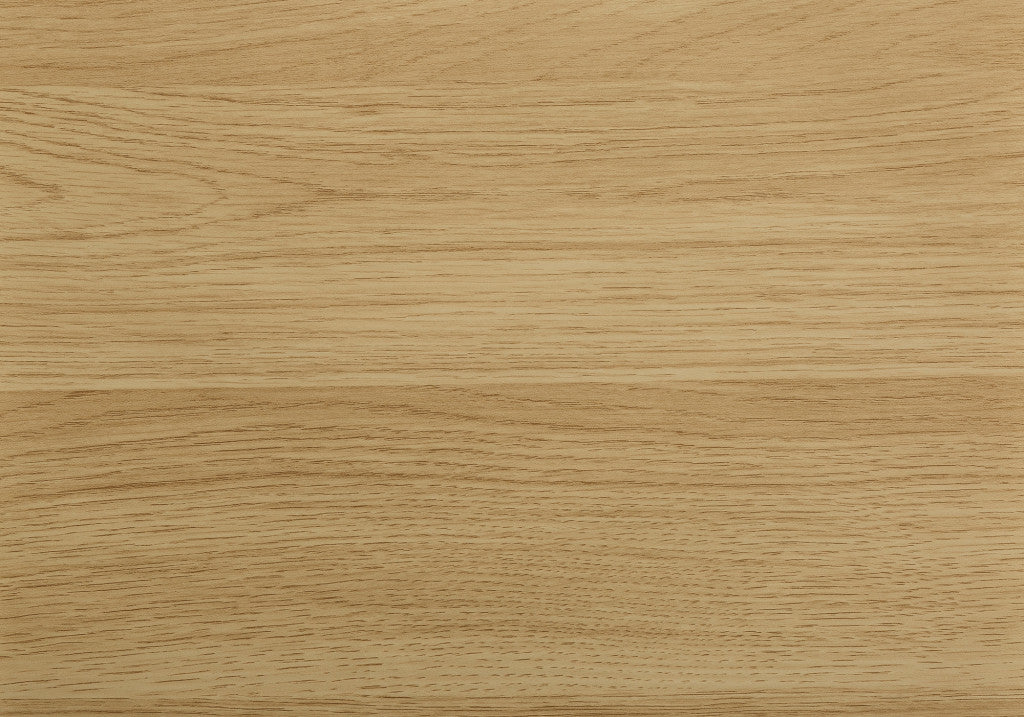 47" Natural and White Wood and Metal Sled Computer Desk