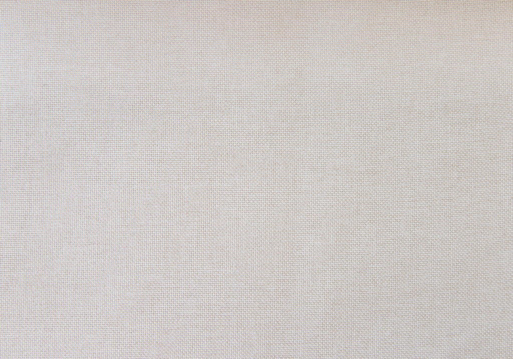 Beige Linen Blend Upholstered Arched Full Headboard With Nail Head Trim