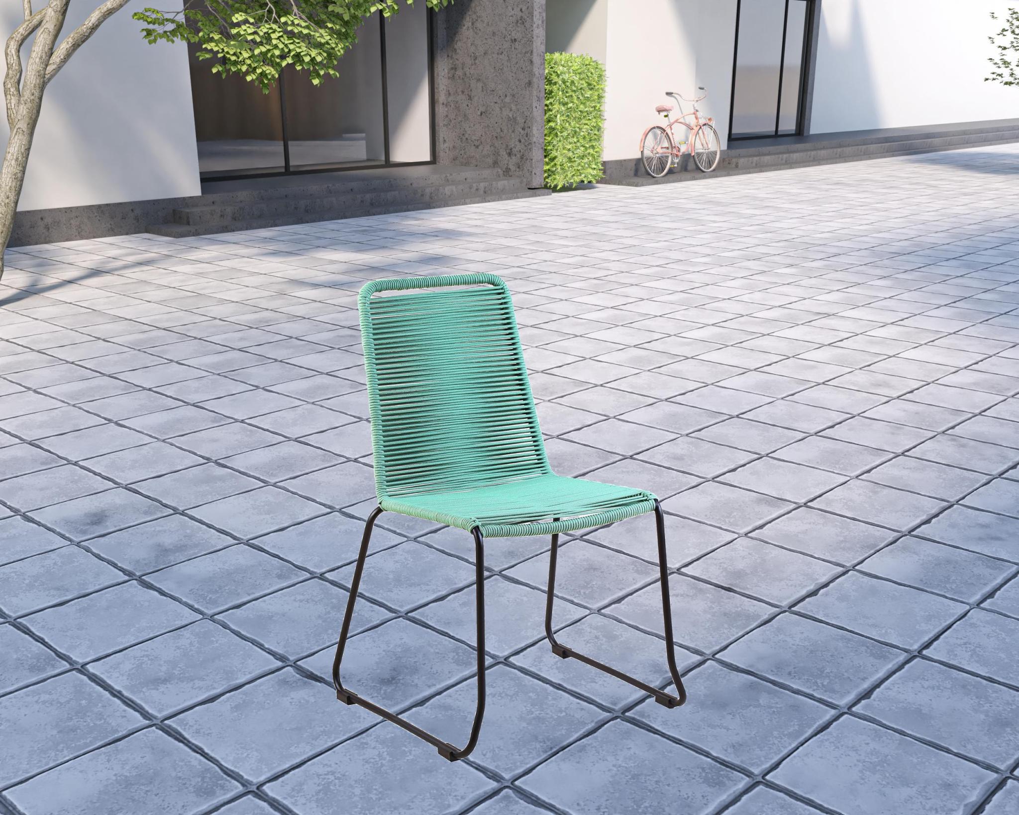 Five Piece Gray and Black Round Stone Dining Set with Four Chairs