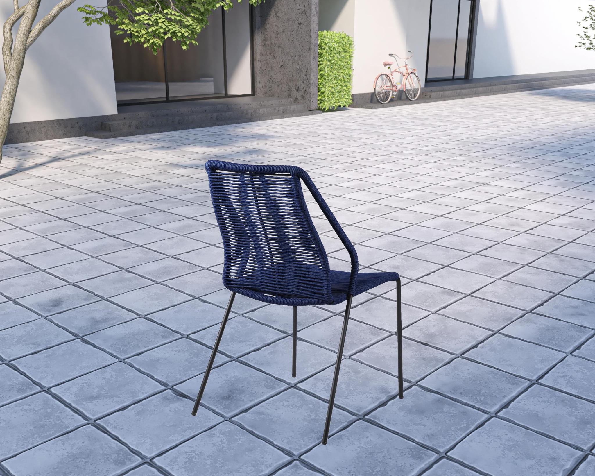 Five Piece Gray and Black Round Stone Dining Set with Four Chairs