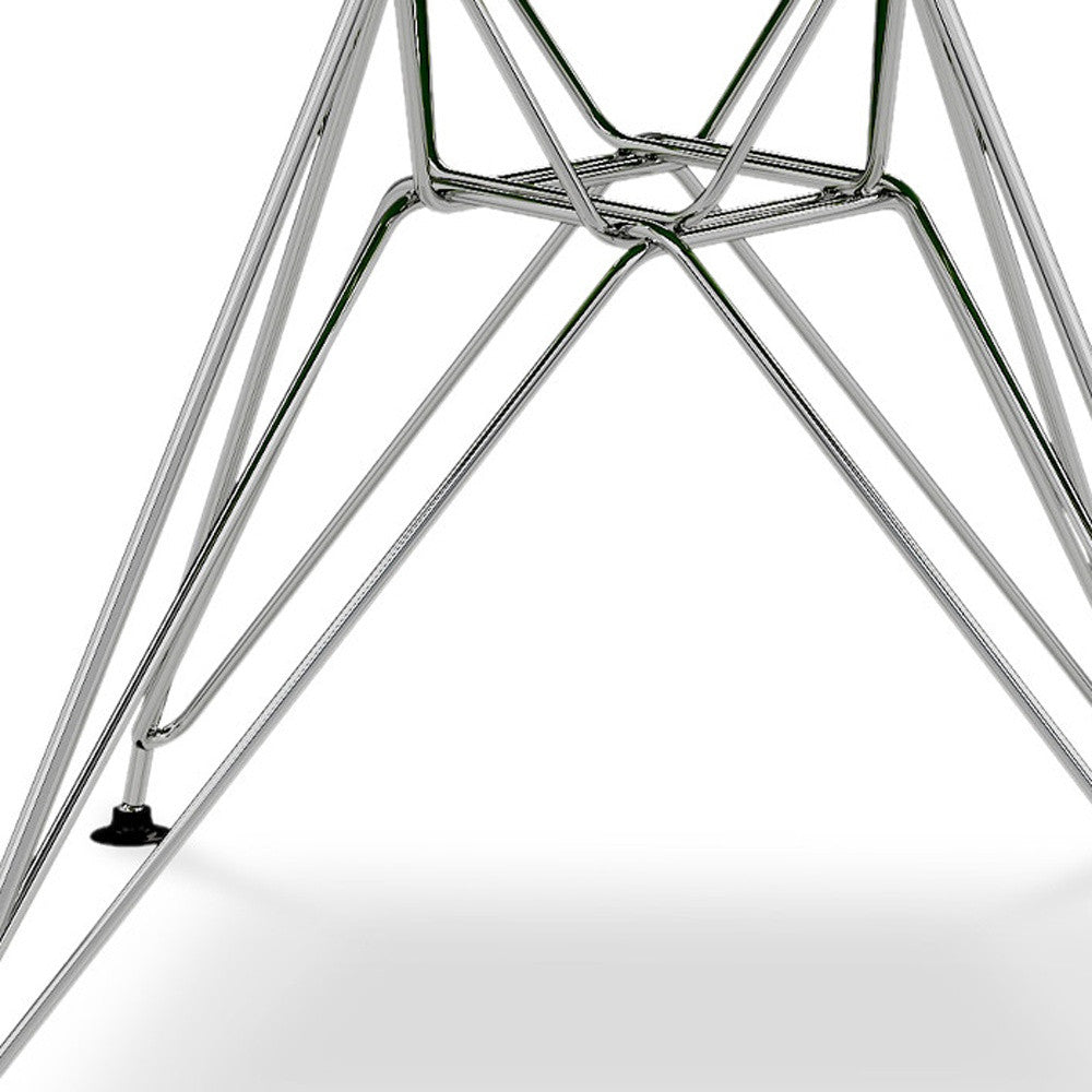 White And Silver Heavy Duty Plastic Dining Arm Chair