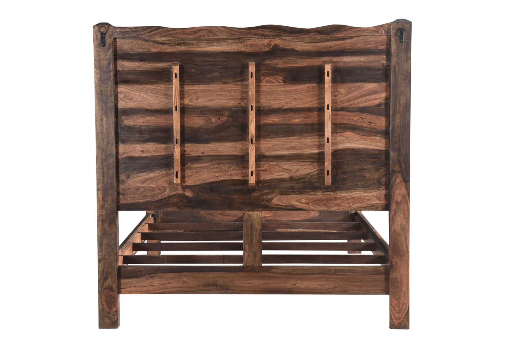 Walnut Live Edge Solid Wood Queen Bed Frame