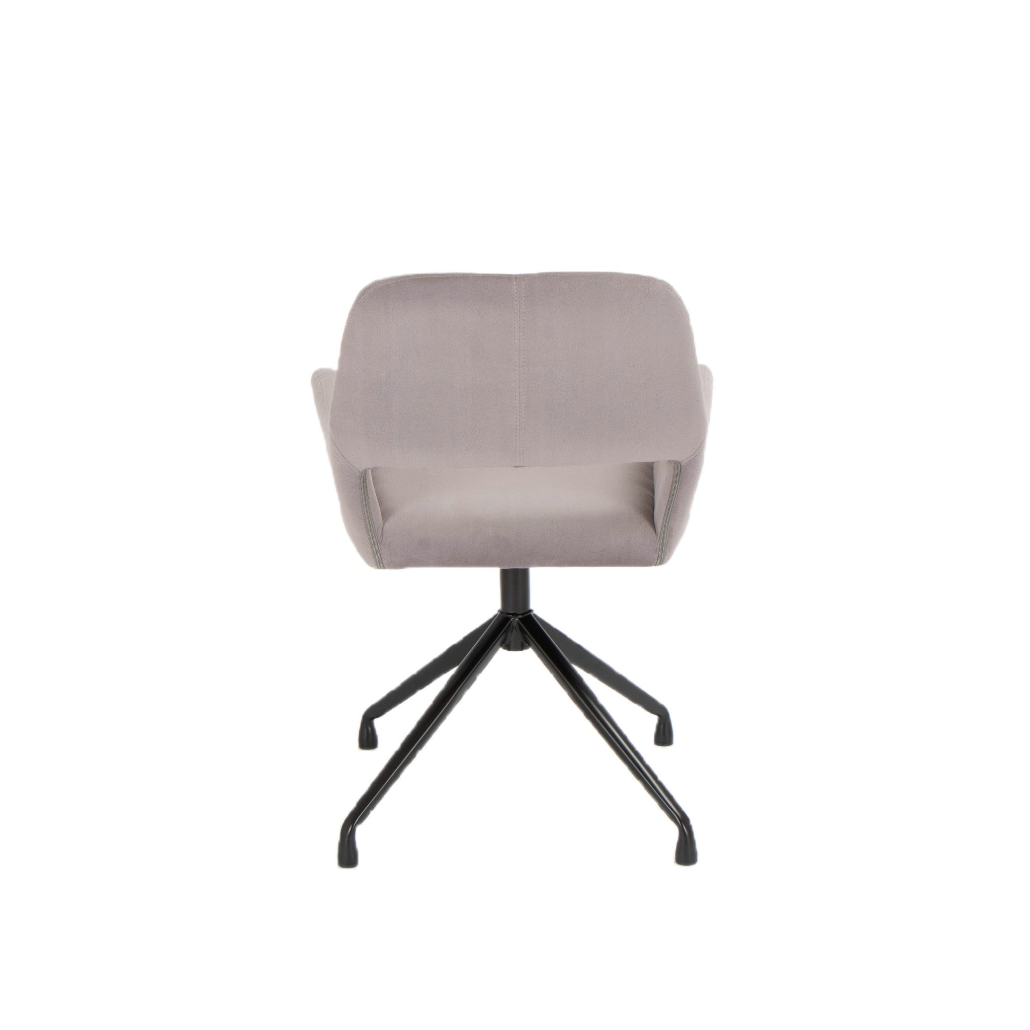 Gray and Black Adjustable Height Swivel Office Chair