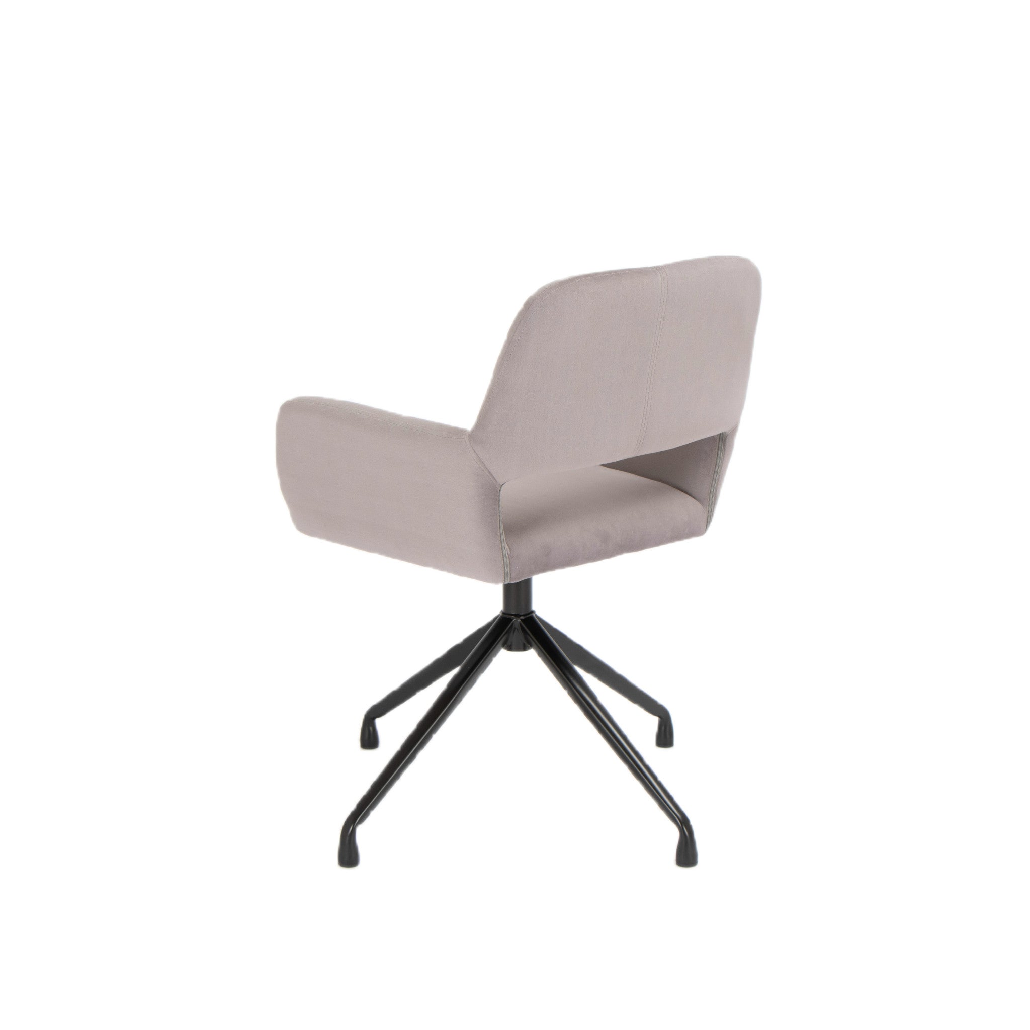 Gray and Black Adjustable Height Swivel Office Chair