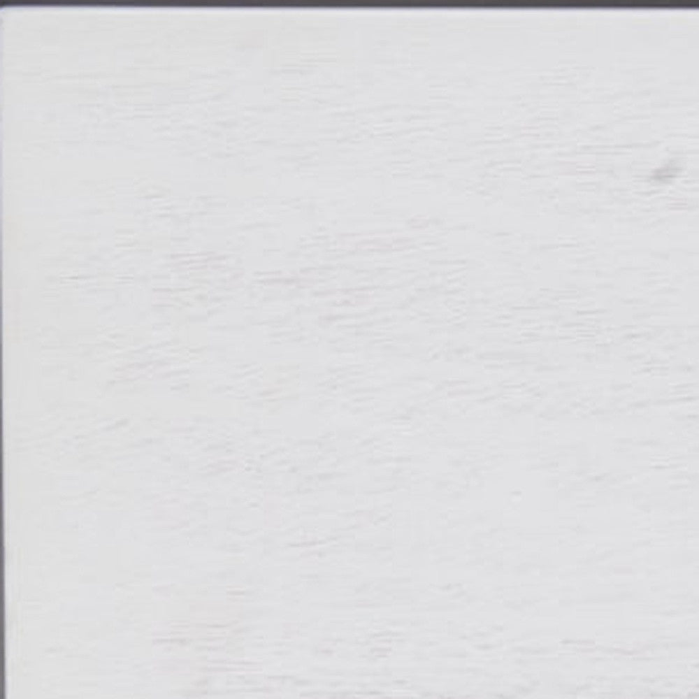 30" White Solid Wood Five Drawer Dresser