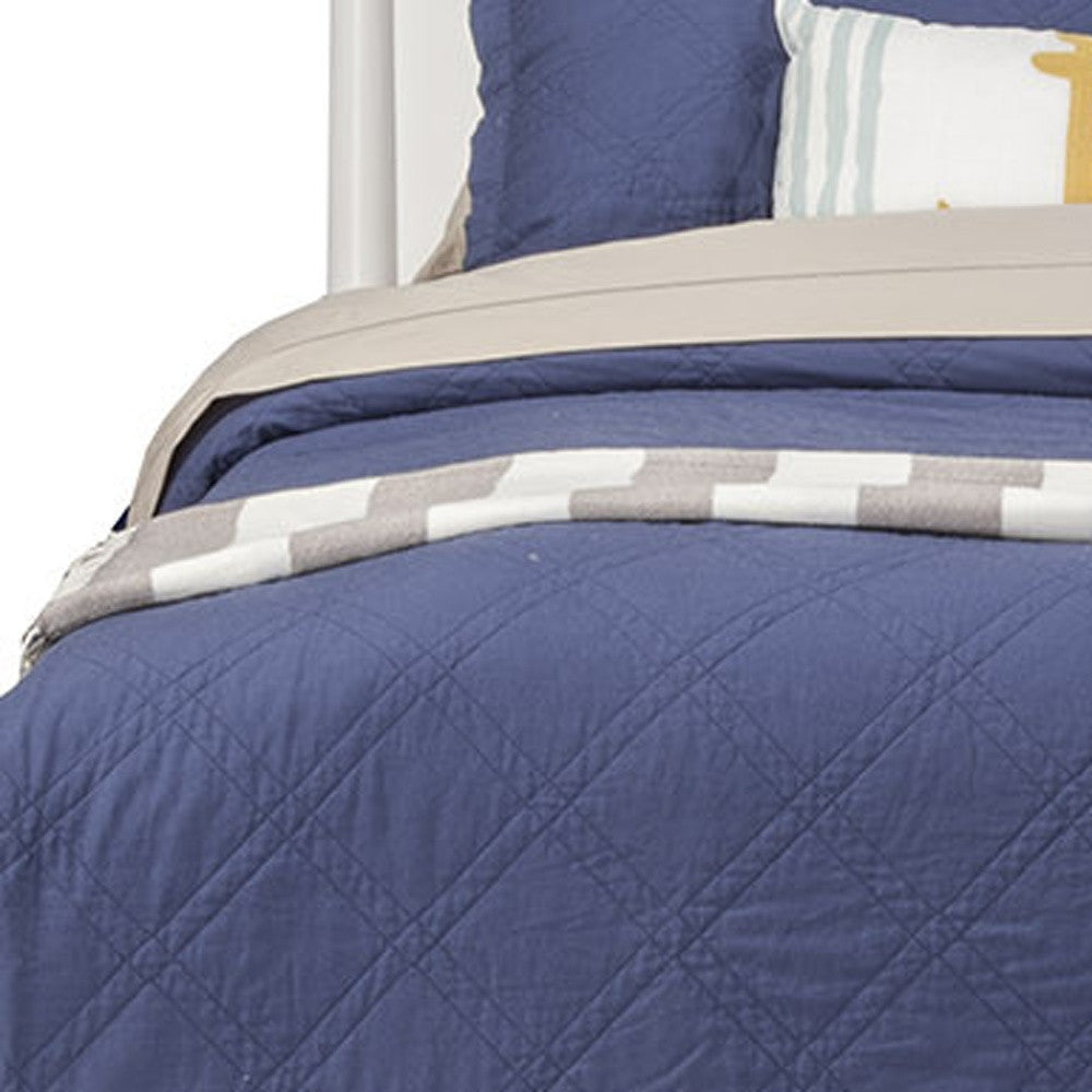 White Solid Wood King Bed Frame
