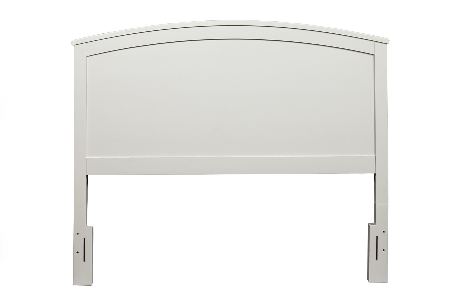 White Solid Wood King Bed Frame
